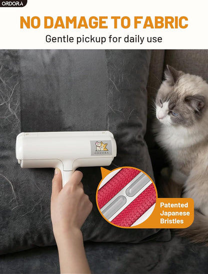 Pet Hair Remover Roller - Reusable Lint Roller for Dog and Cat Hair with Large Fur Bin for Couches, Bedding, Cars, Rugs, and Furniture - No Refills or Batteries Required