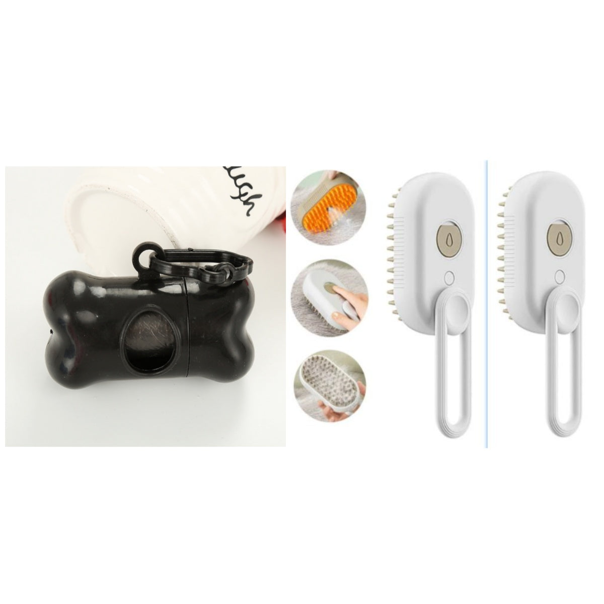 3-in-1 Electric Pet Grooming Brush with Steam and Spray for Cats and Dogs - Massage and Hair Removal Comb