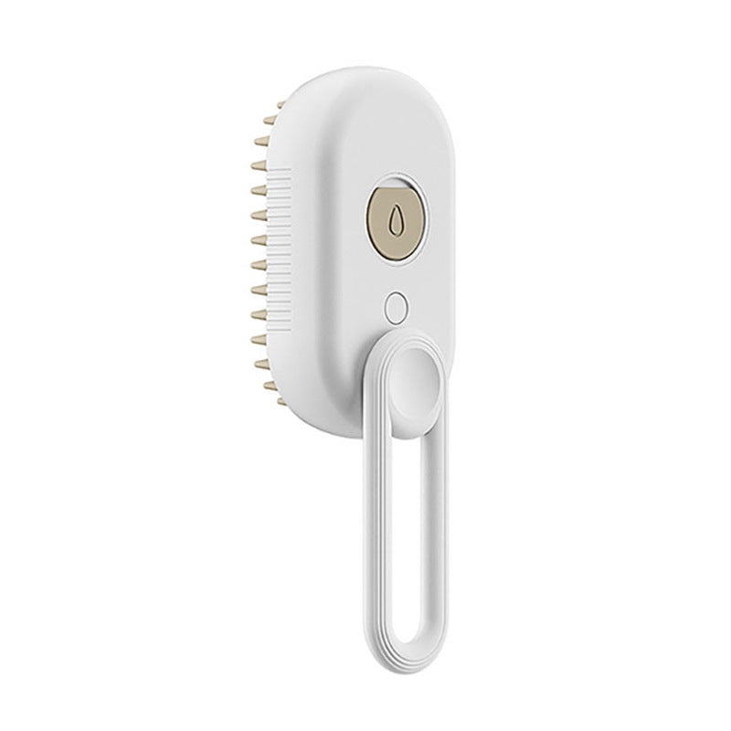 3-in-1 Electric Pet Grooming Brush with Steam and Spray for Cats and Dogs - Massage and Hair Removal Comb