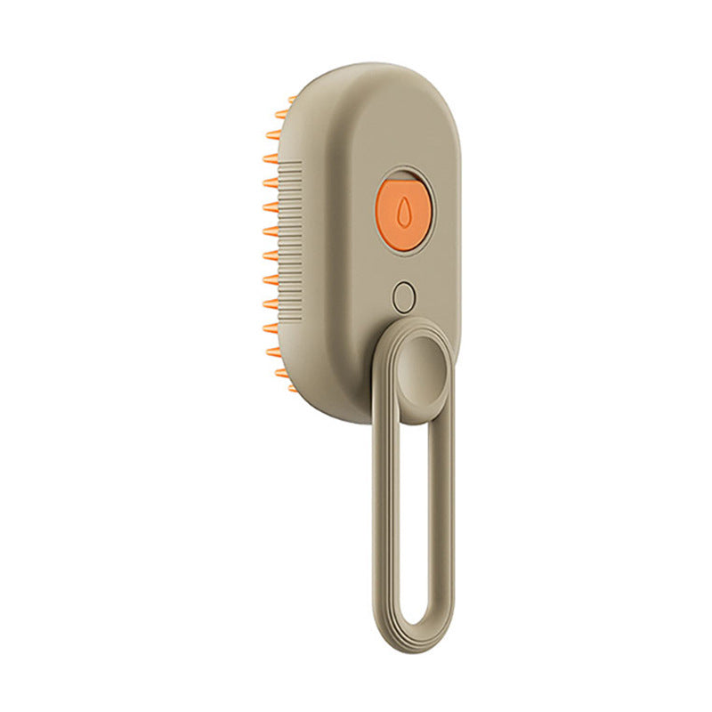 3-in-1 Electric Pet Grooming Brush with Steam and Spray for Cats and Dogs - Massage and Hair Removal Comb